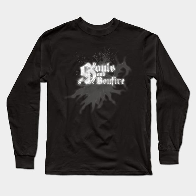 Souls & Bonfire Long Sleeve T-Shirt by spideywebswing